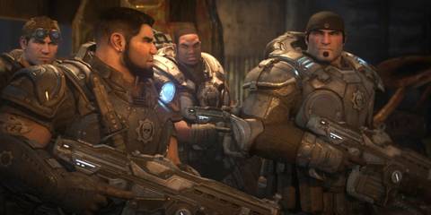 Delta Squad in Gears of War