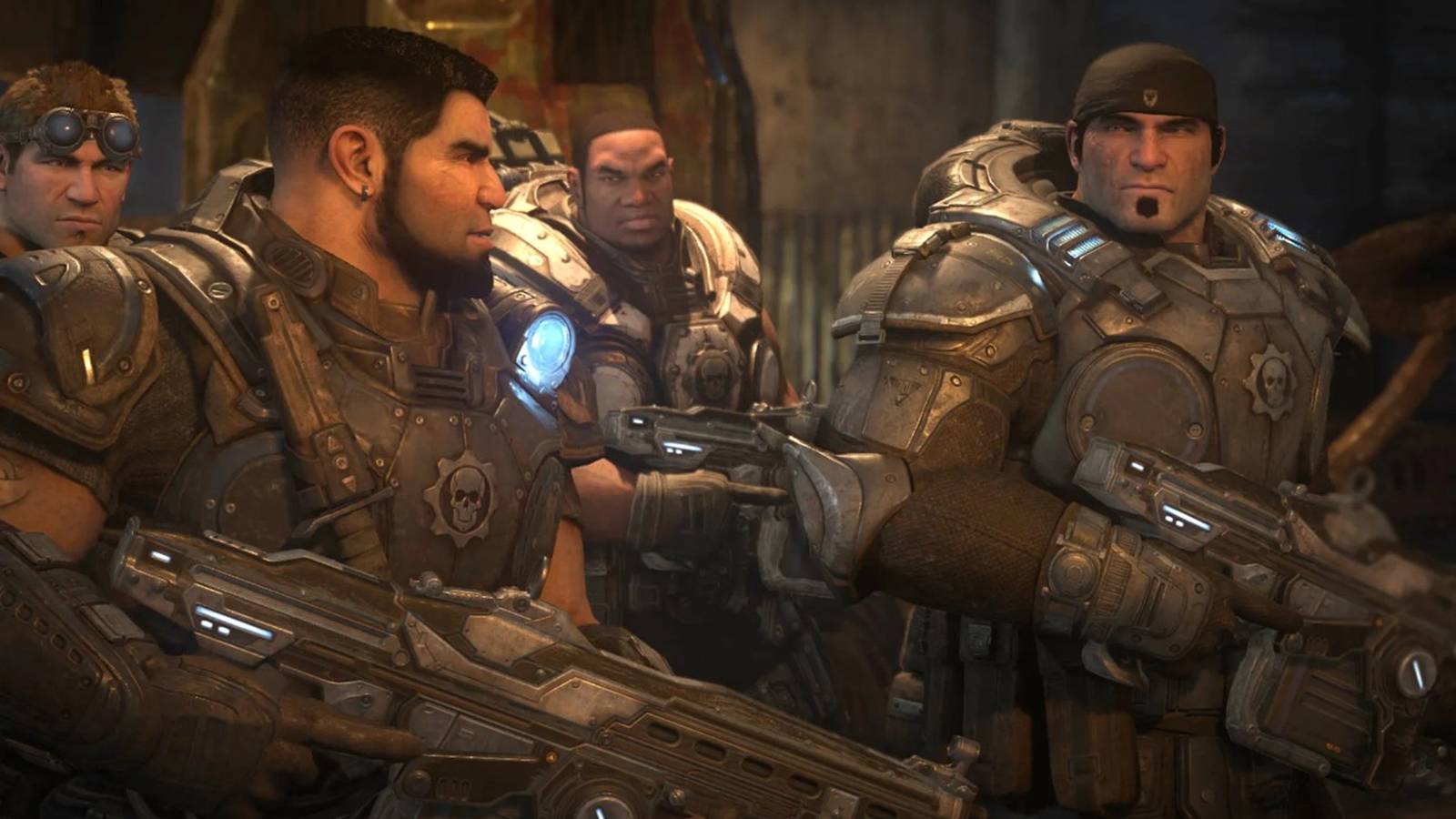 Delta Squad in Gears of War