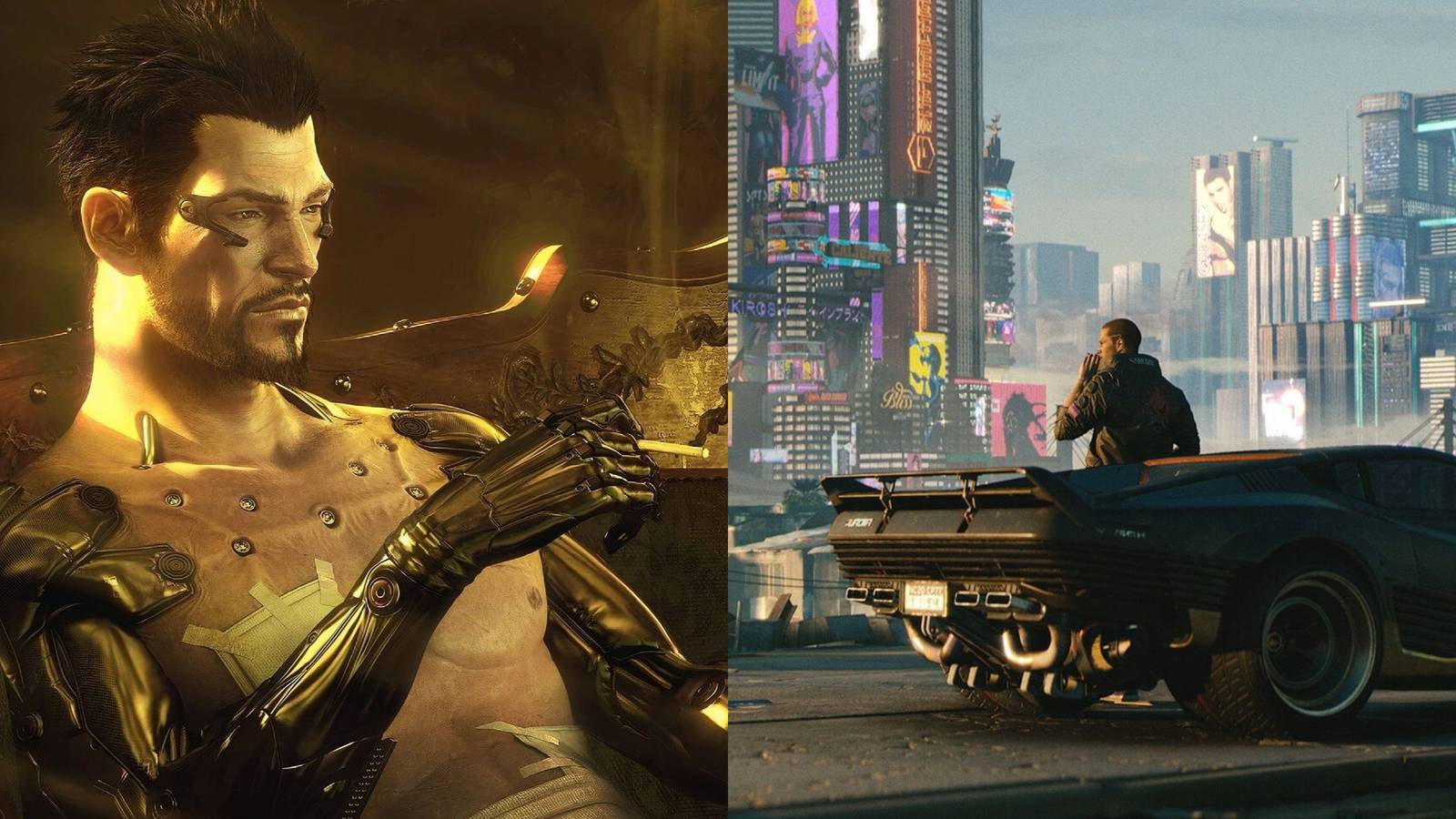 Deus ex human revolution and Cyberpunk 2077