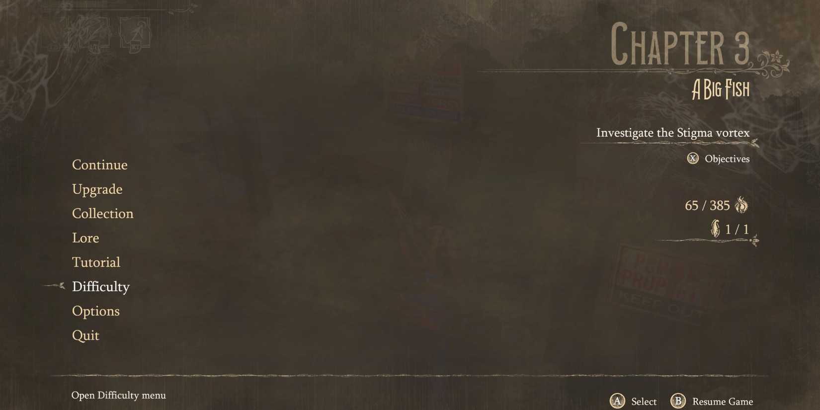 difficulty menu south of midnight