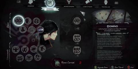 Dishonored Powers Menu