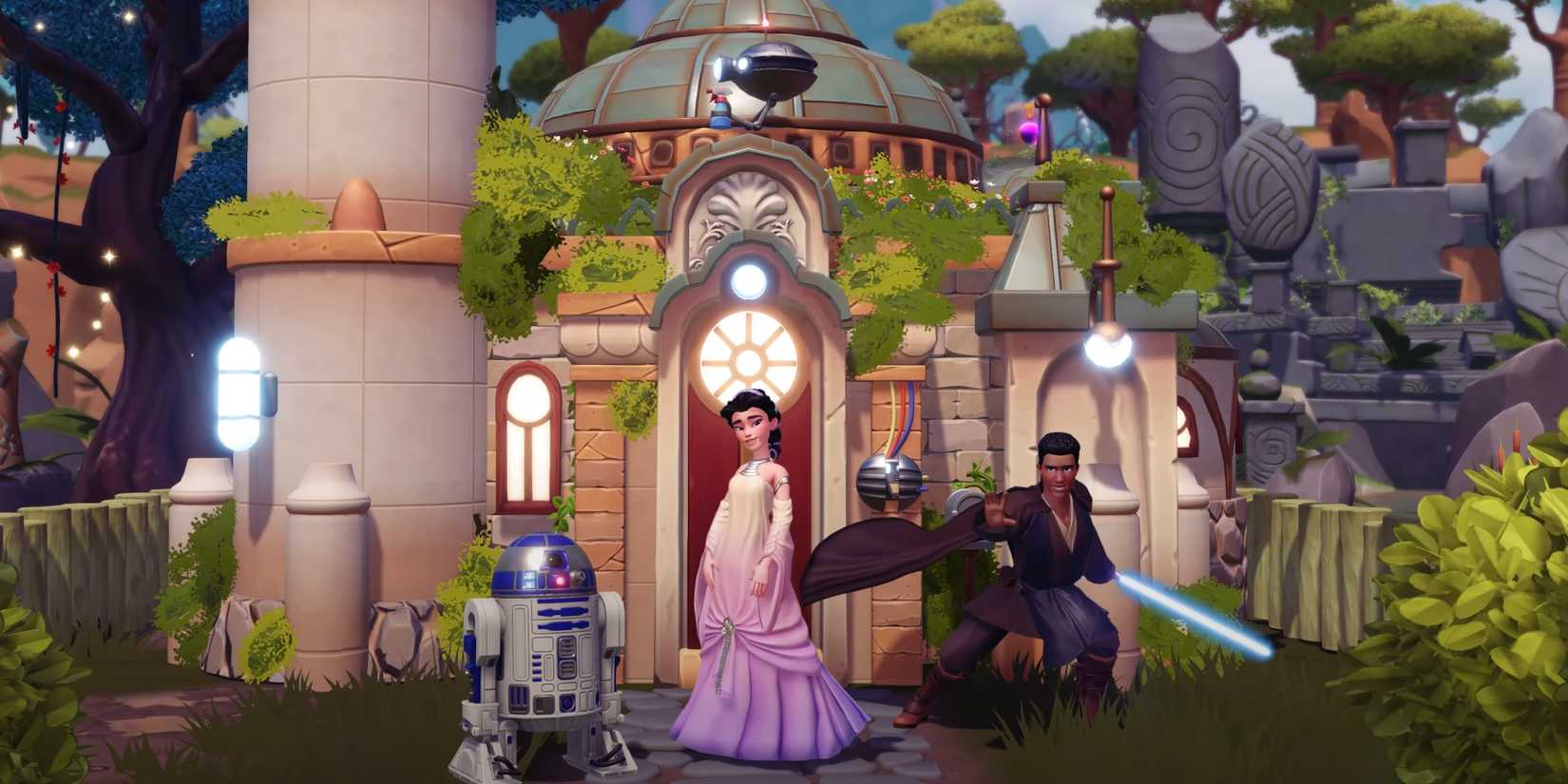 Disney Dreamlight Valley Star Wars Premium Shop content trailer screenshot