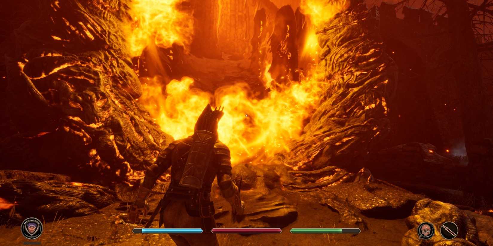 Dodging will allow players to avoid damage from spells, projectiles, and attacks, and it is specially effective to deal with Daedra