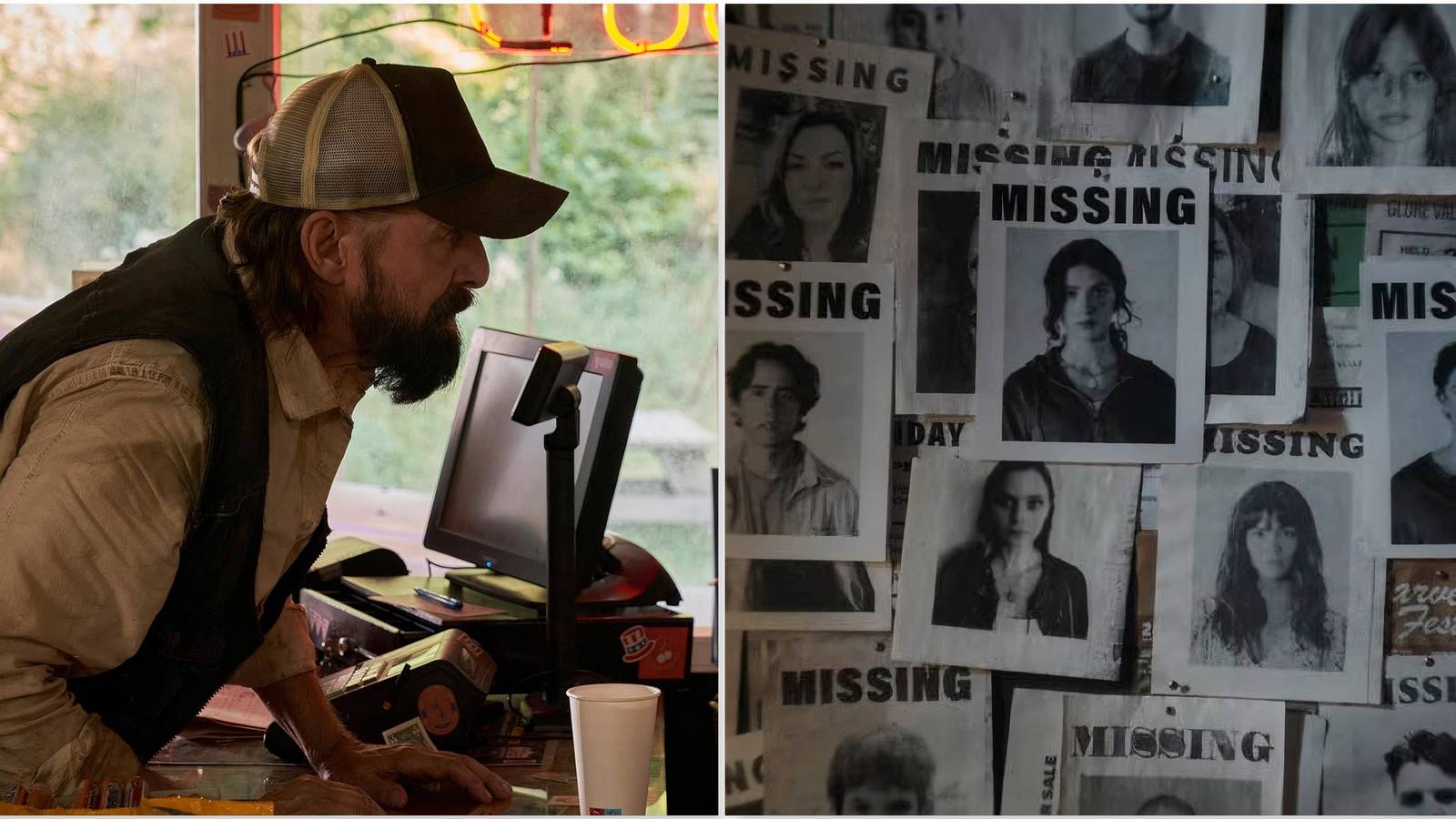 Dr. Hill and missing posters in Until Dawn (Movie)