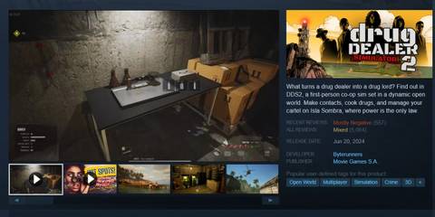 Drug Dealer Simulator 2 Steam page