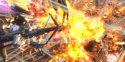 Earth Defense Force 4.1_ The Shadow of New Despair explosion