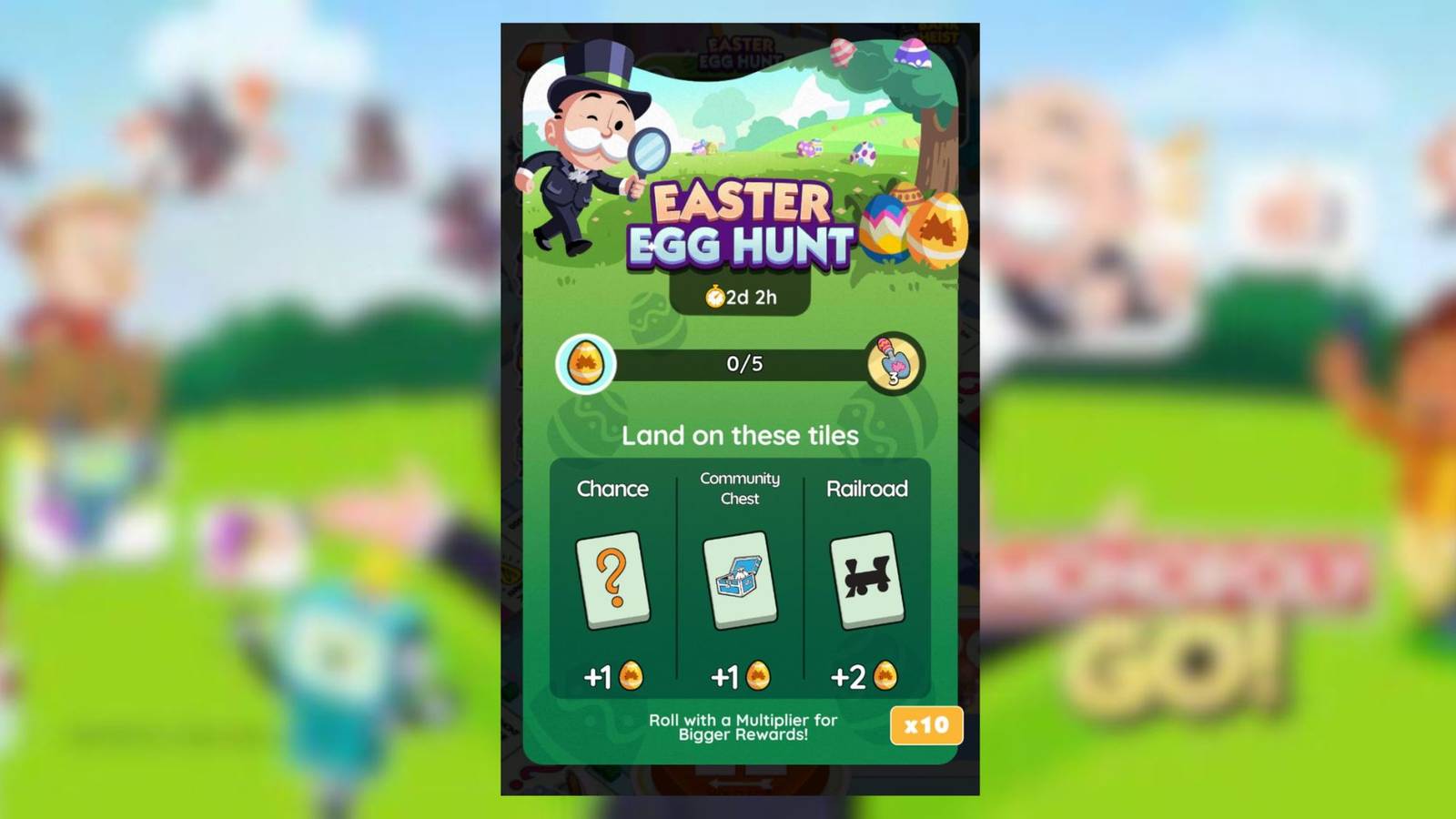 easter egg hunt monopoly go