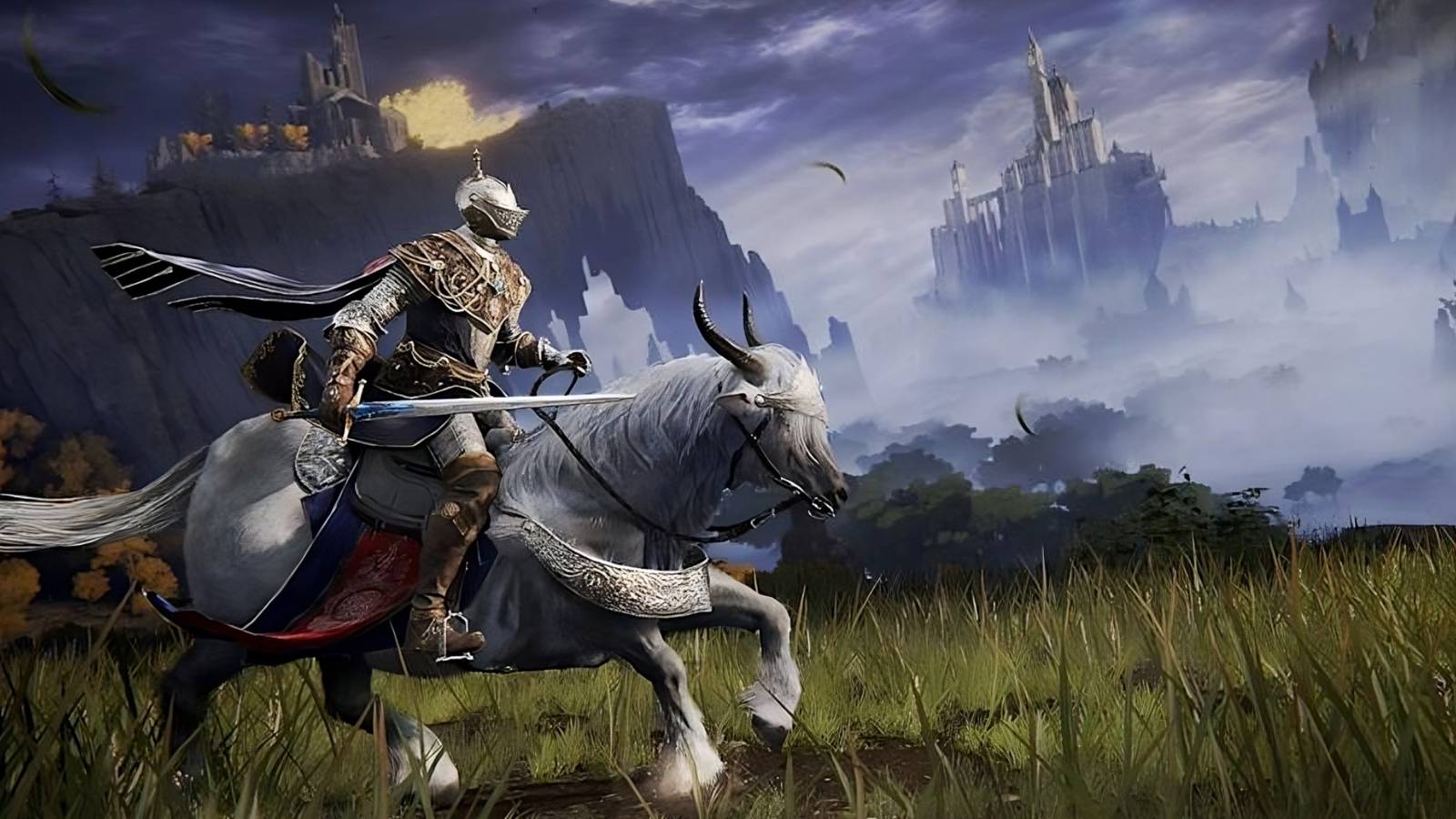 Elden Ring Tarnished riding Torrent