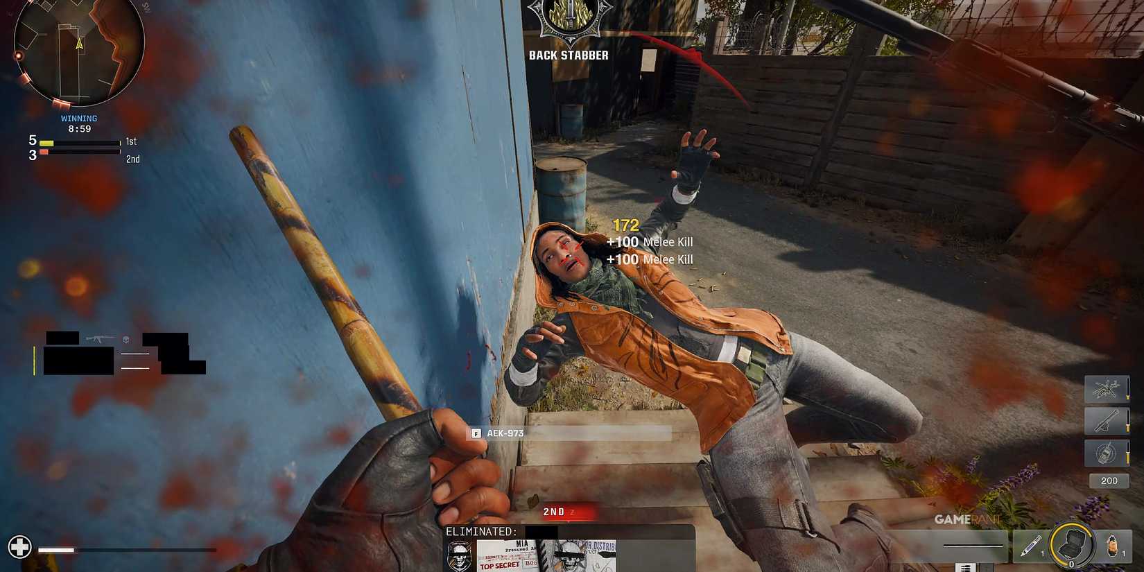 eliminating players with the Kali Sticks in Black Ops 6