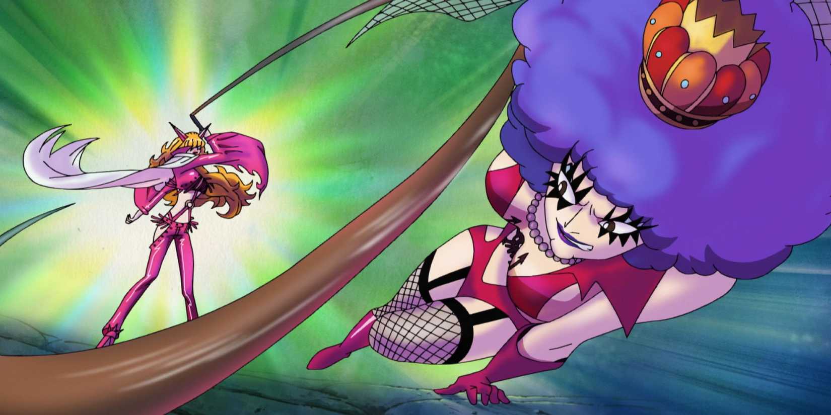 Emporio changes his gender to avoid an attack - One Piece