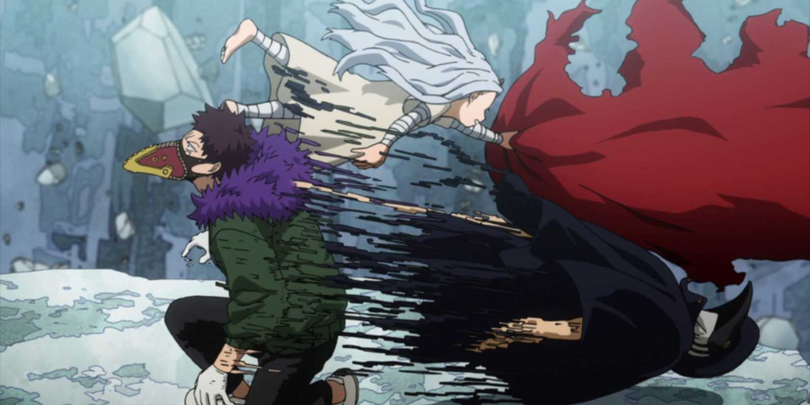 Eri uses Rewind against Overhaul - My Hero Academia