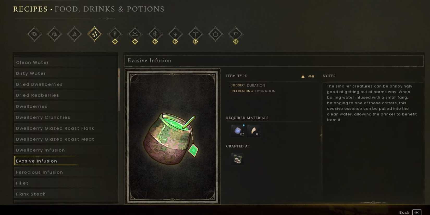 Evasive Infusion RuneScape Dragonwilds