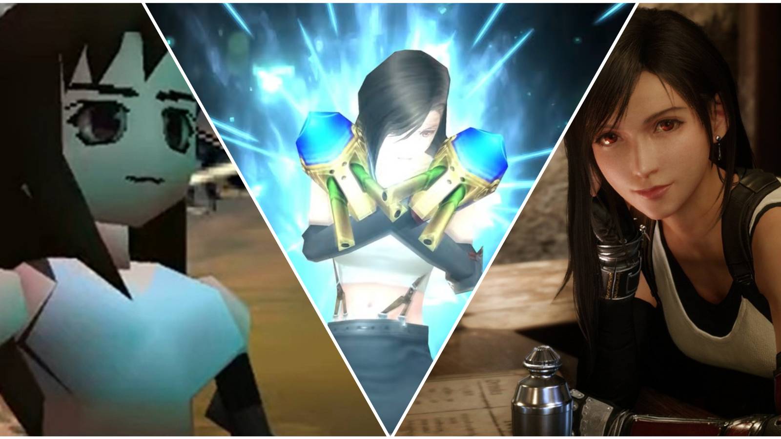 Tifa's Playable Appearances- Final Fantasy 7 Dissidia 012 FF7 Remake