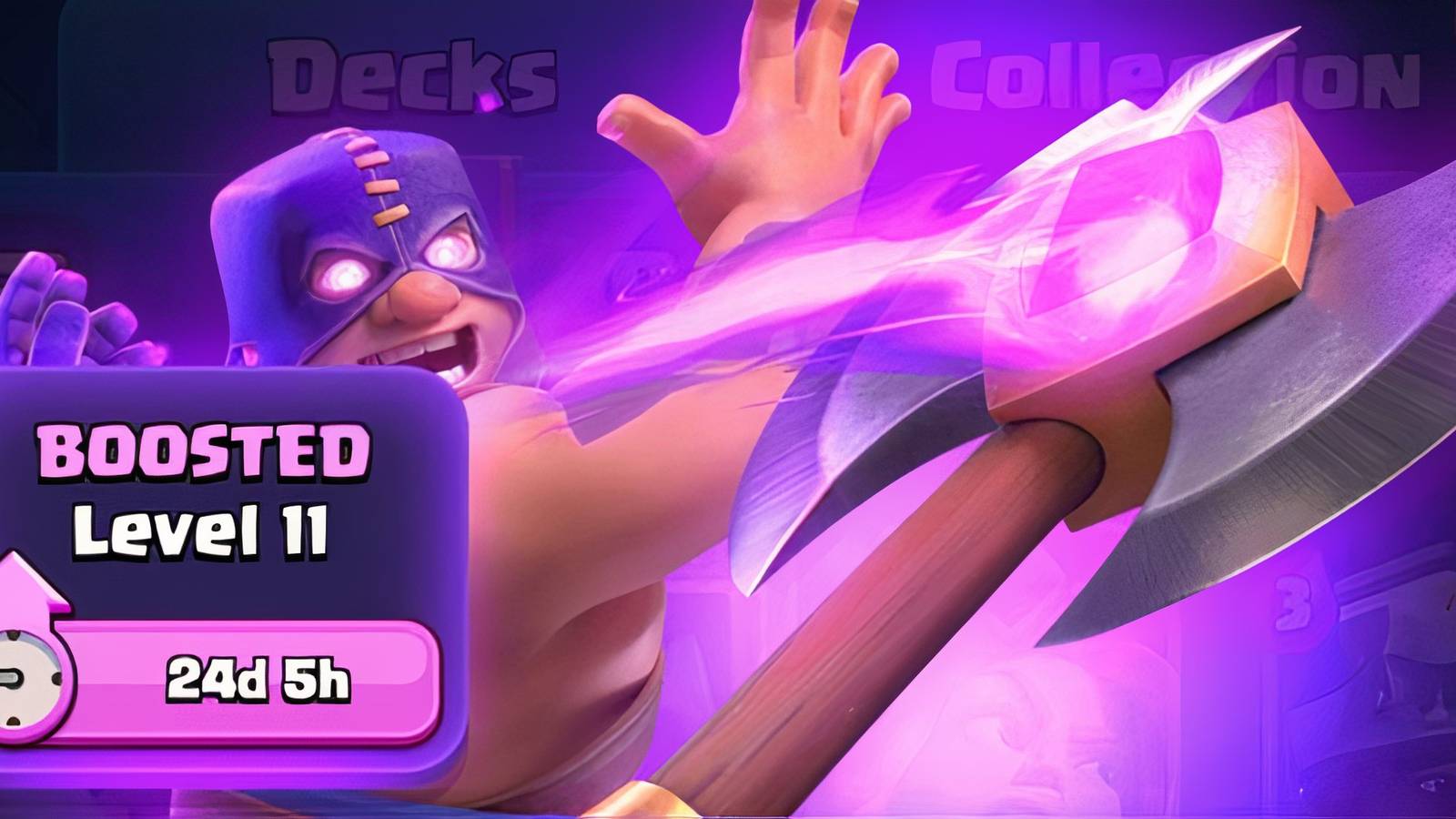 evolution executioner clash royale 