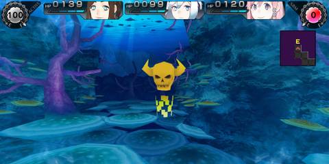 Exploring a dungeon in Ray Gigant