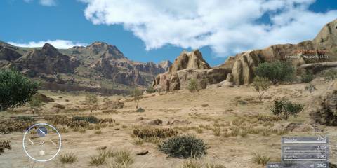 Exploring in first-person in Final Fantasy 15