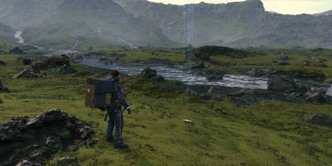 Exploring the world in Death Stranding