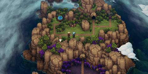 Exploring the world map in Sea Of Stars