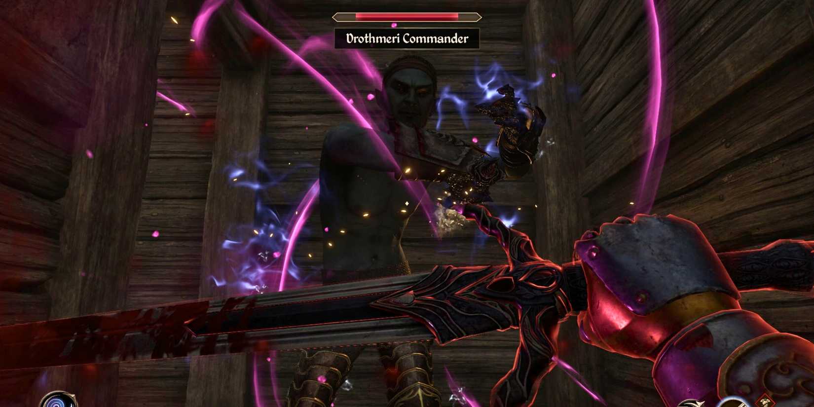Facing Drothmeri Commander Oblivion Remastered