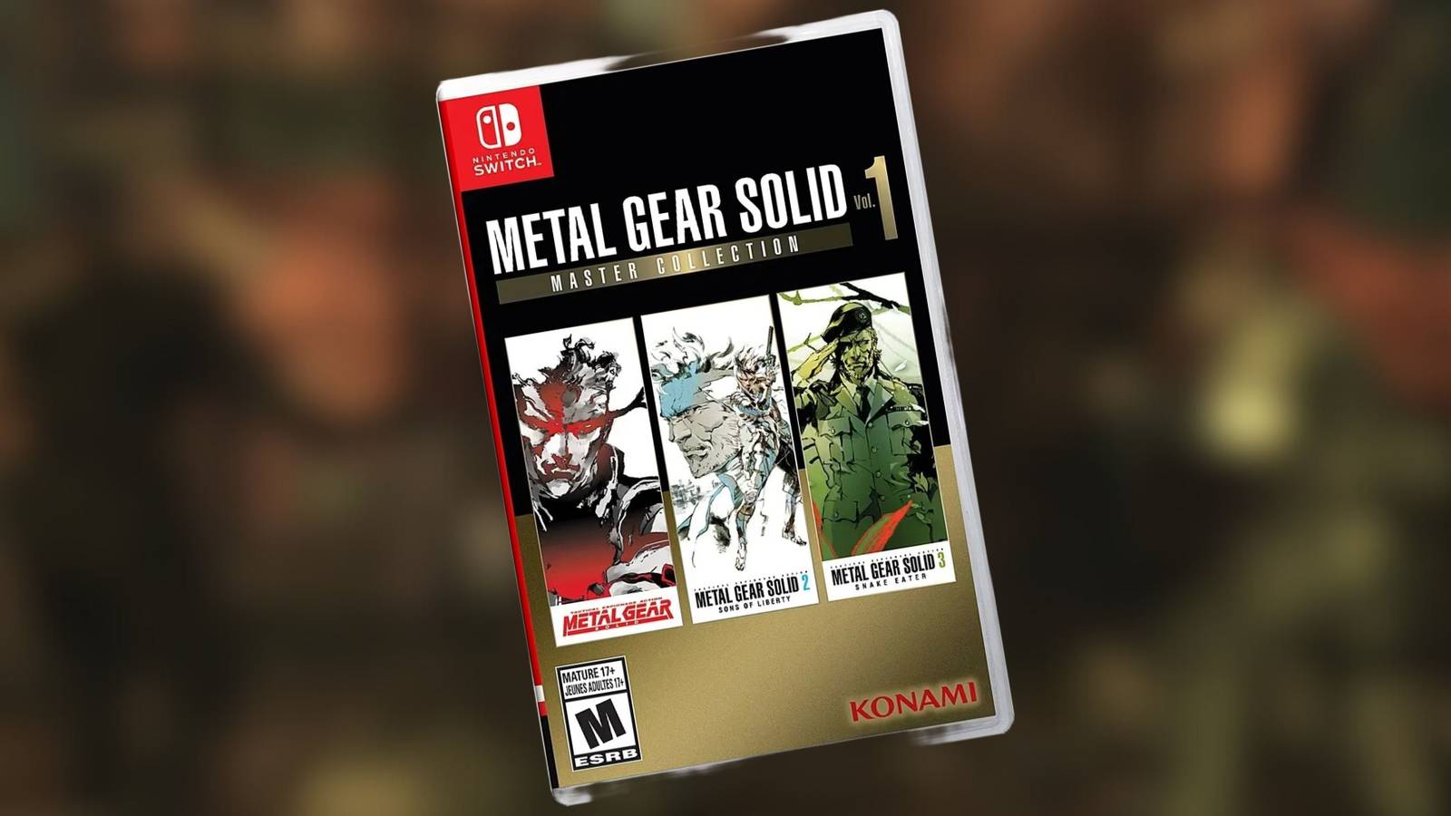 Background of Metal Gear Solid with the collection overlaid on the top.