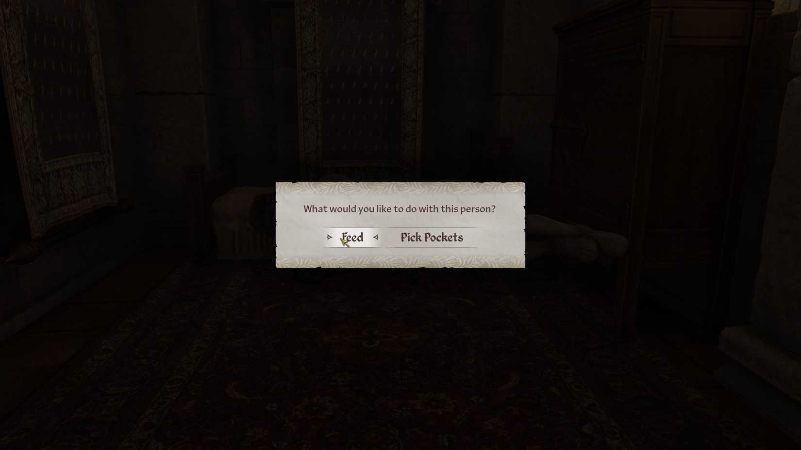 feeding as a vampire