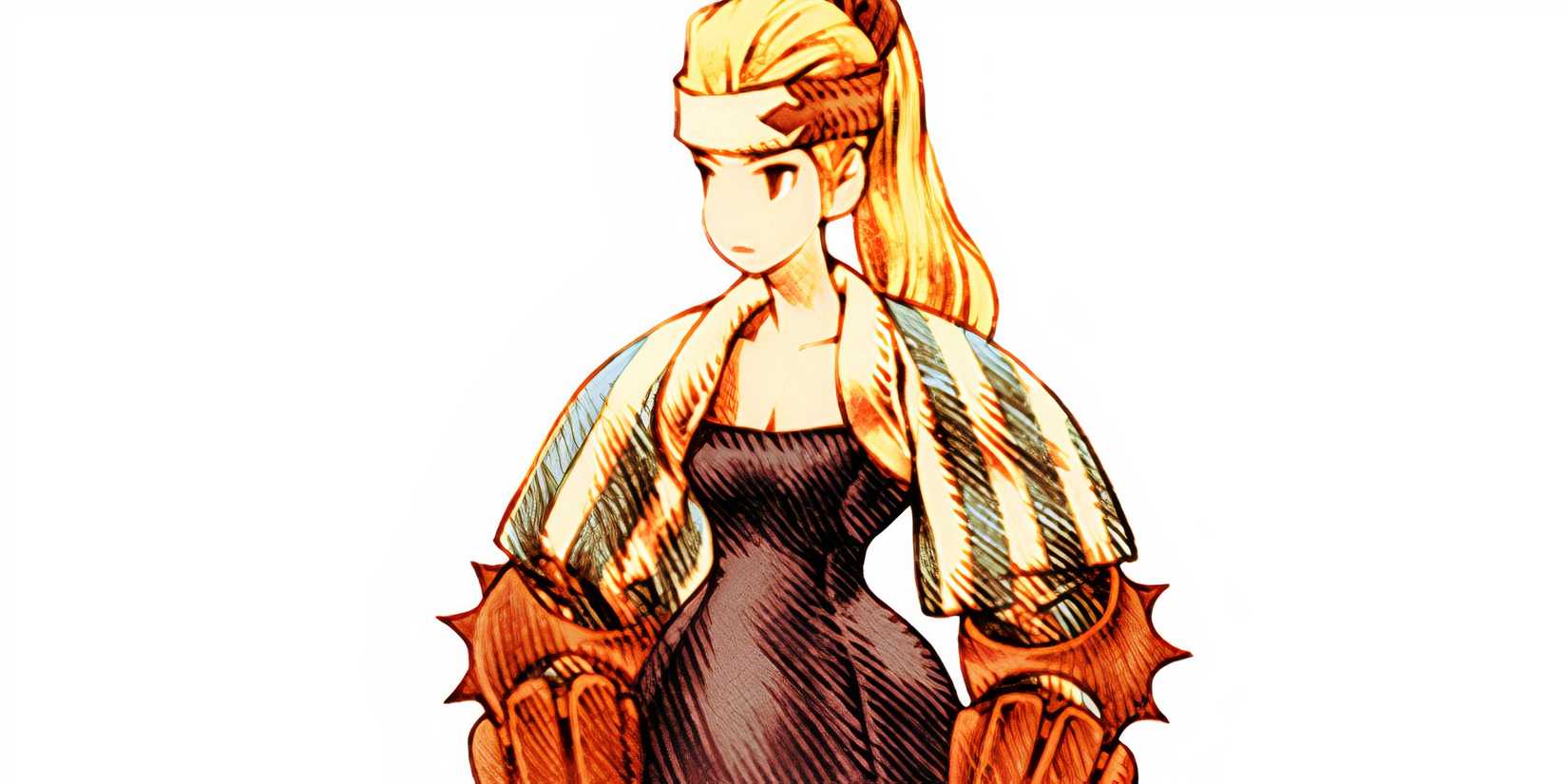 Female samurai art from Final Fantasy Tactics