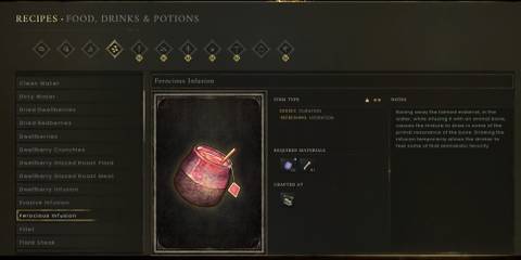 Ferocious Infusion RuneScape Dragonwilds