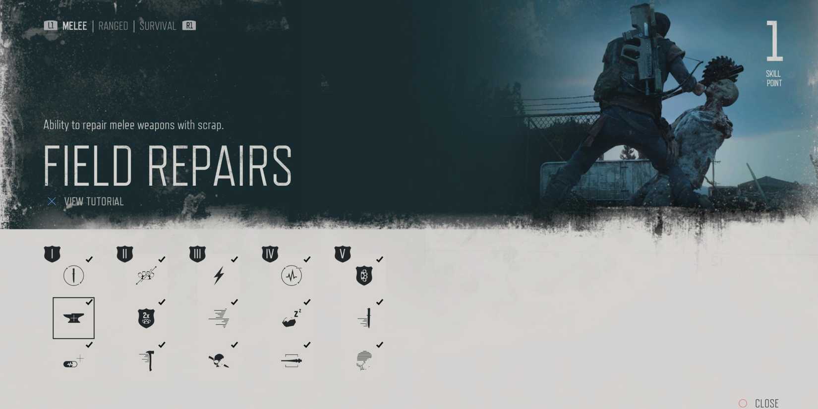 field repairs skill days gone remastered