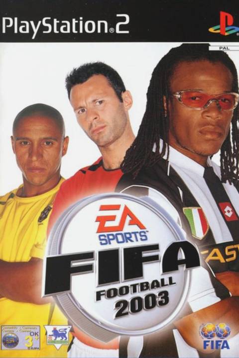 FIFA Football 2003 video game cover art tag