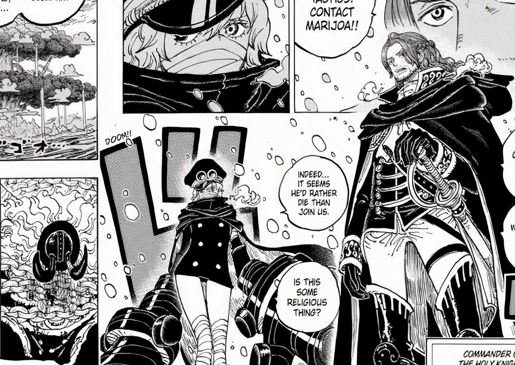 Shamrock có thể sẽ đối đầu với Tứ Hoàng trong tương lai của One Piece.