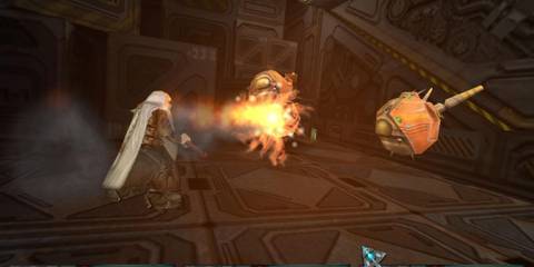 Fighting enemeis in Anachronox-1