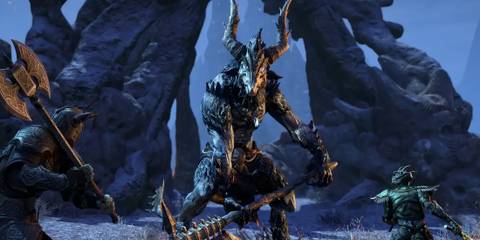 Fighting enemies in The Elder Scrolls Online