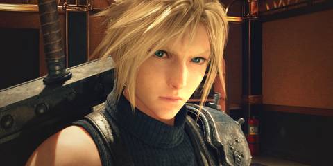 Final Fantasy 7 Rebirth Cloud Strife close-up