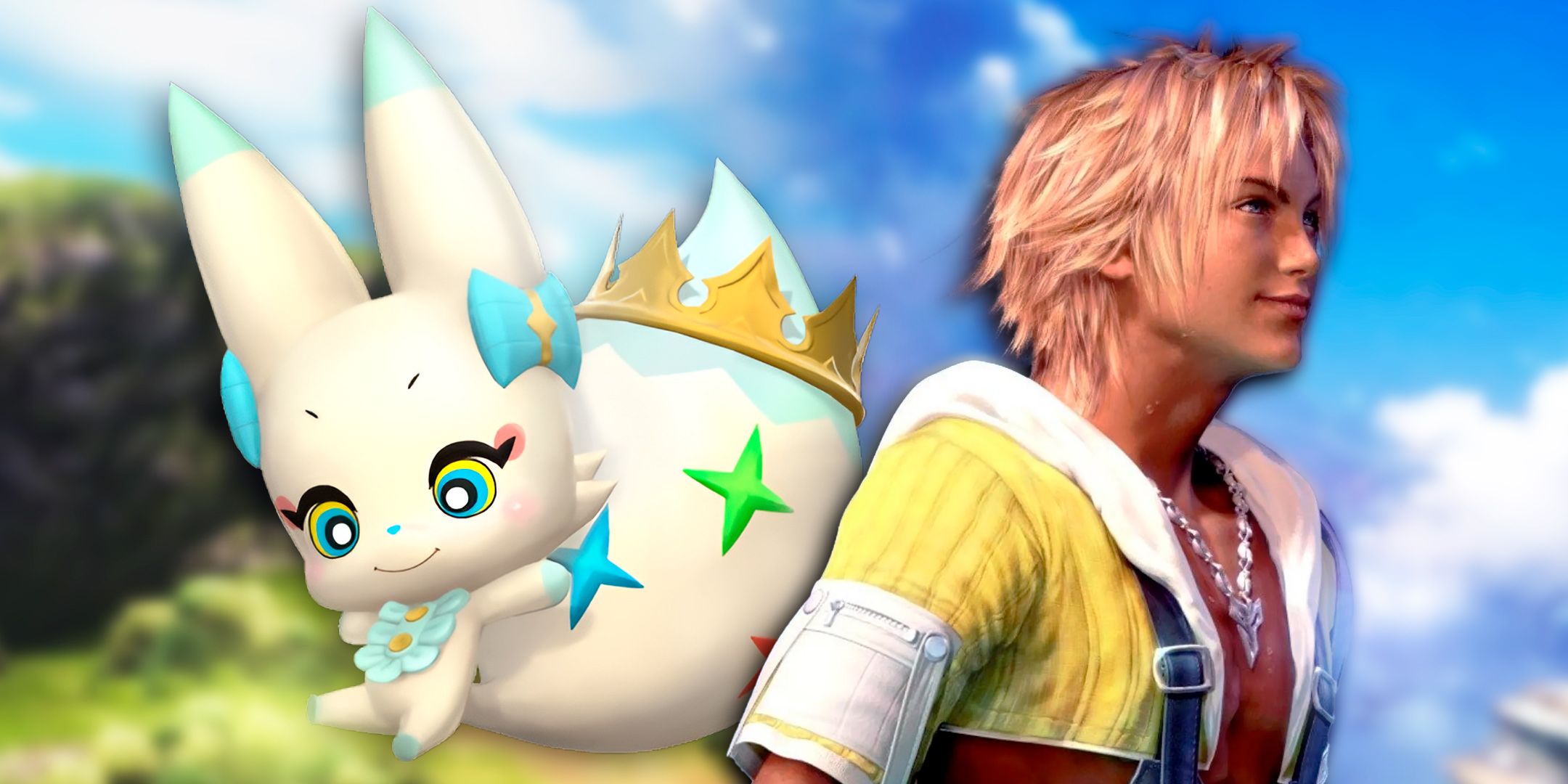 Tidus and Final Fantasy Carbuncle