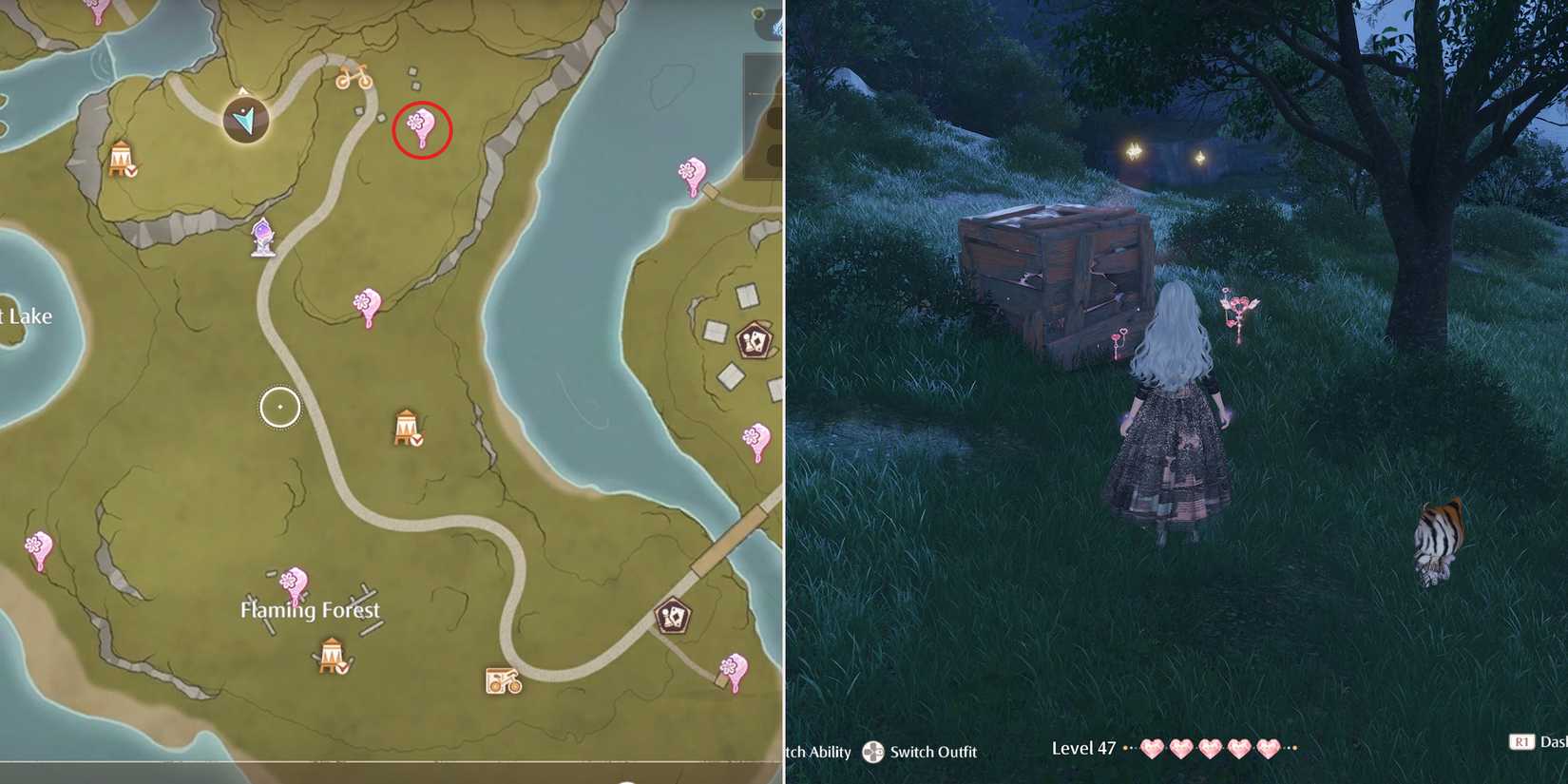 firework isles whim balloon 17 location in infinity nikki