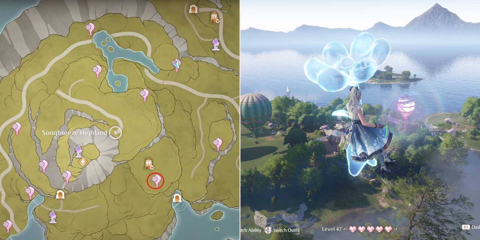 firework isles whim balloon 29 location in infinity nikki