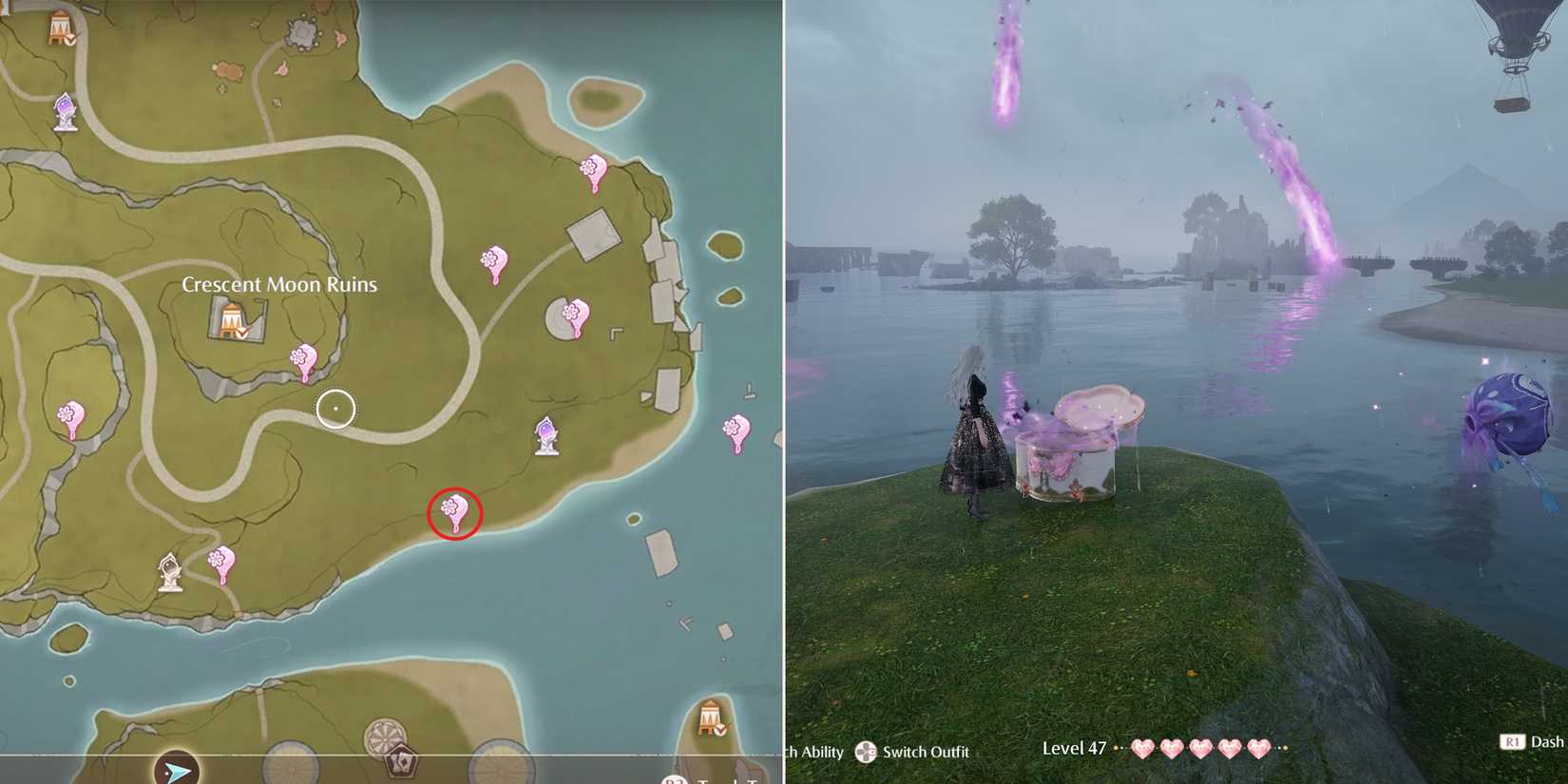 firework isles whim balloon 40 location in infinity nikki