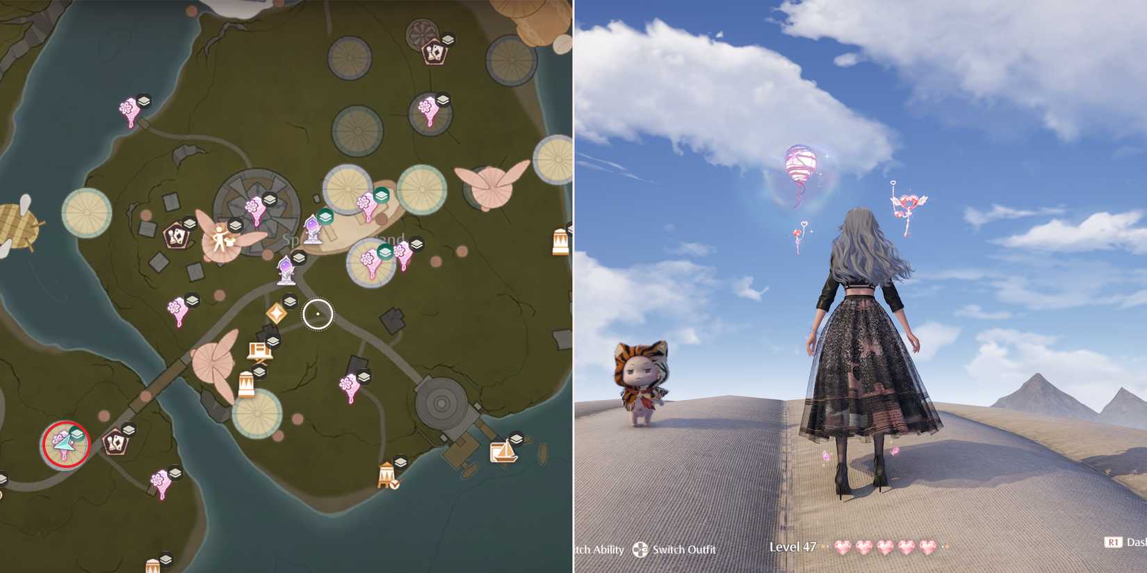 firework isles whim balloon 56 location in infinity nikki