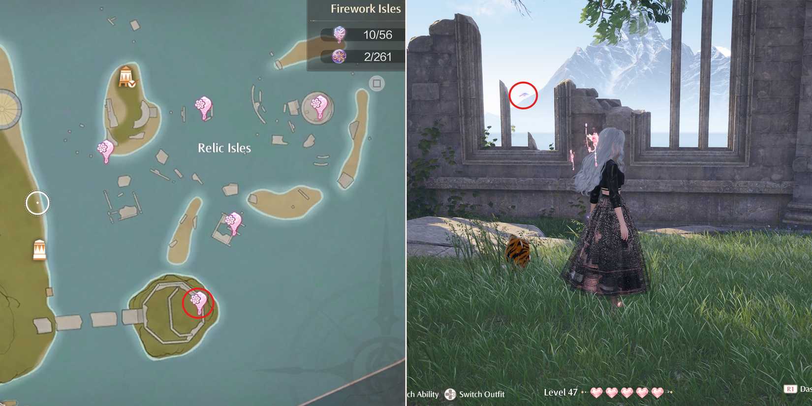 firework isles whim balloon 7 location in infinity nikki