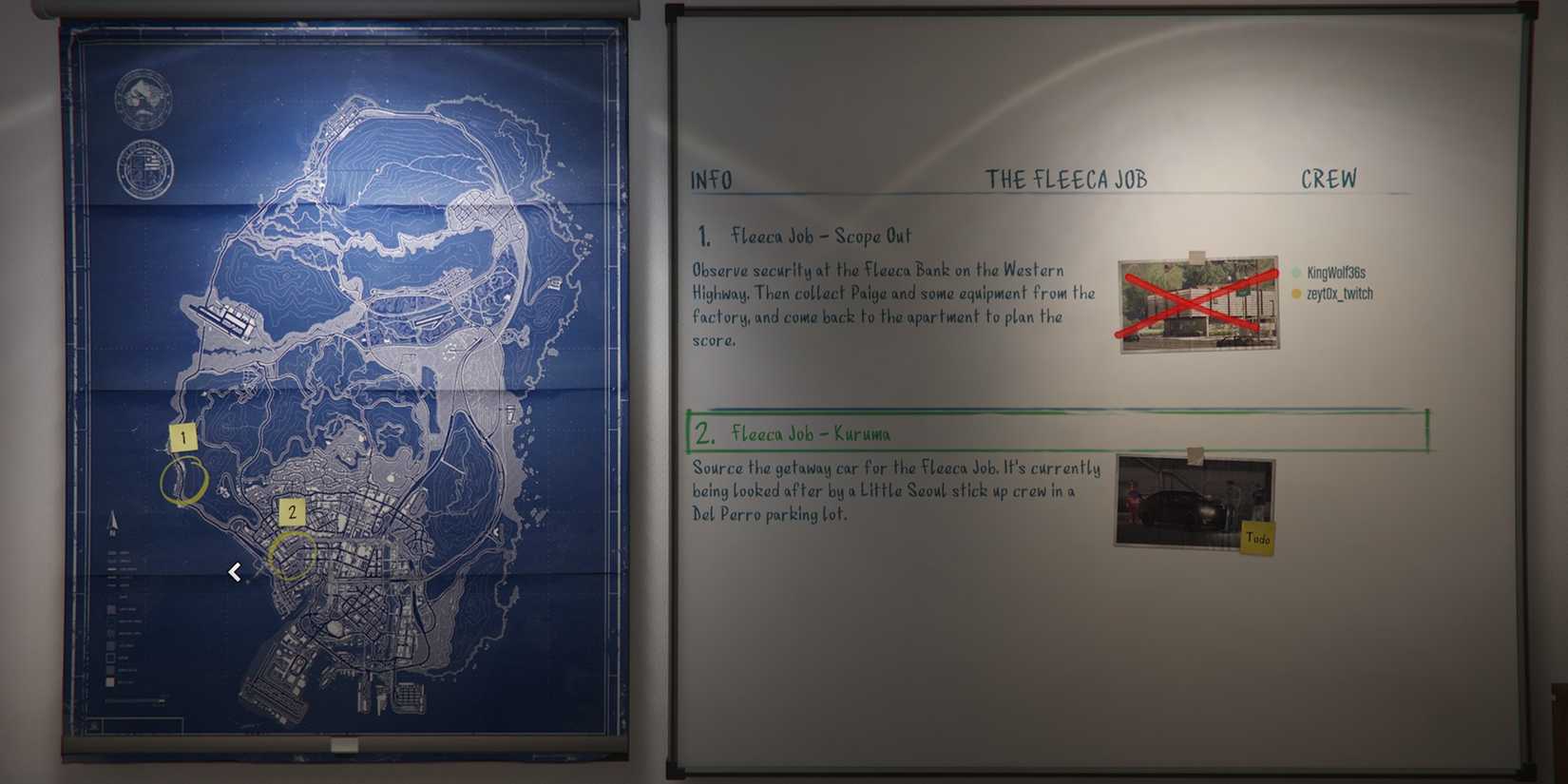 Fleeca Job Heist Plan - GTA Online