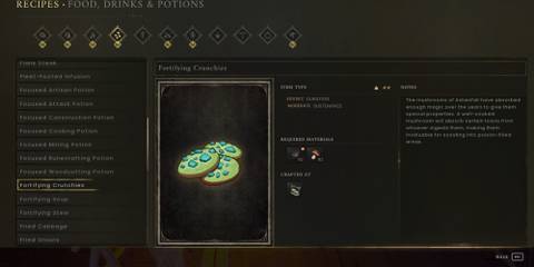 Fortifying Crunchies RuneScape Dragonwilds