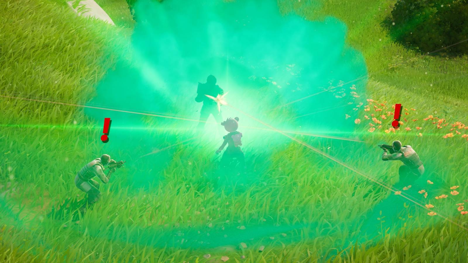 fortnite hostile med mist grenade