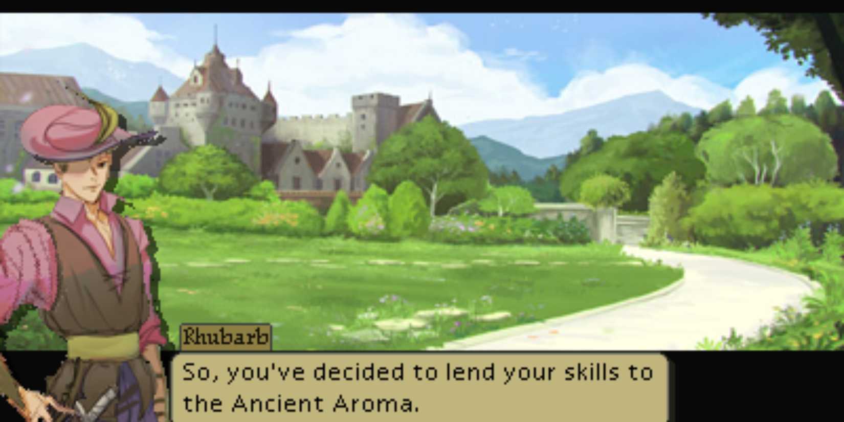 Rhubarb talking in Fragrant Story