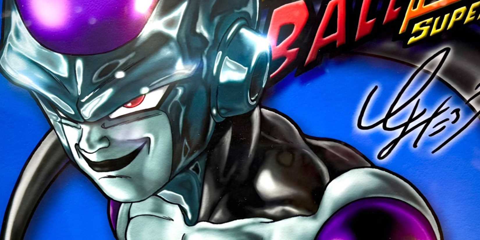 picture: black frieza in illustration shown at jump festa 2025.