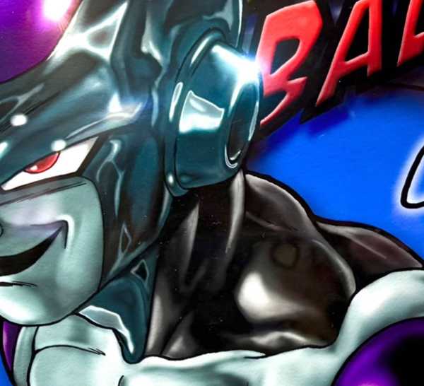 picture: black frieza in illustration shown at jump festa 2025.