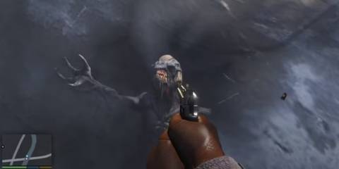 frozen alien in GTA 5