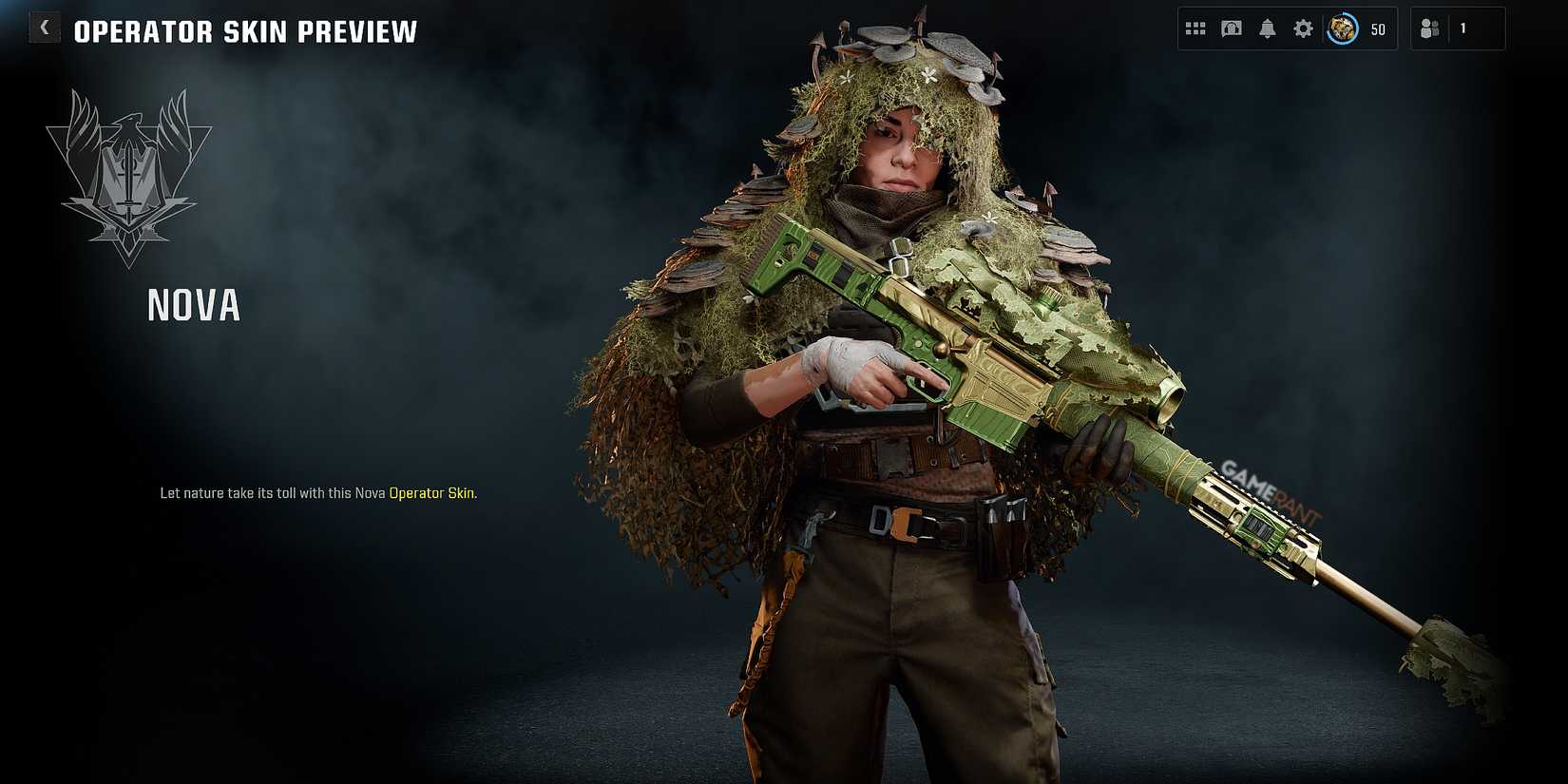Lizard Cod Skin Best Operator Skins To Use On Verdansk in Warzone