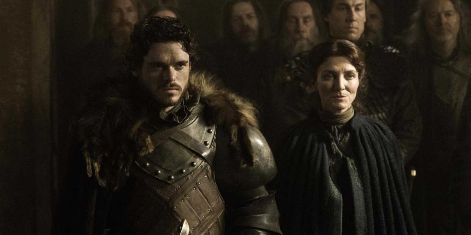 Game of Thrones Season 3 Robb Stark with Mother