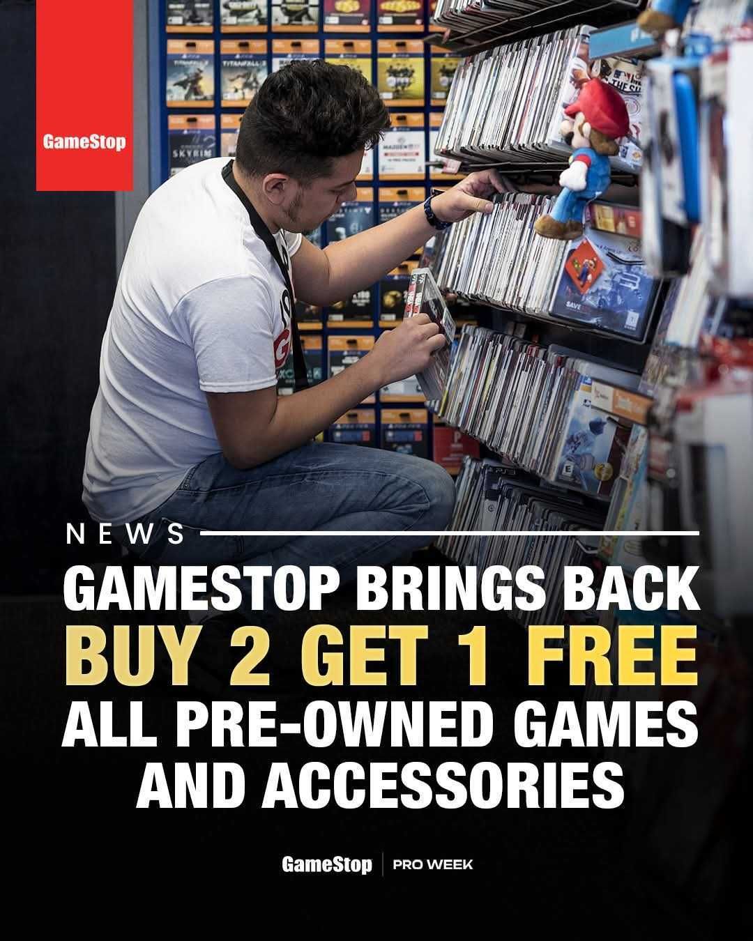GameStop Hosting Buy 2 Get 1 Free Deal, But There's a Catch