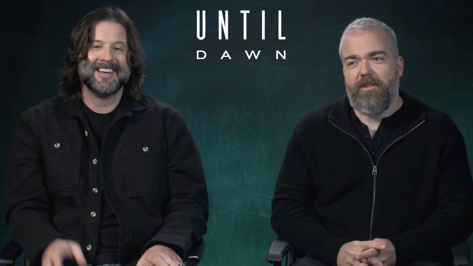 Gary Dauberman and David F. Sandberg interview until dawn Cropped